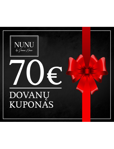 Dovanų kuponas 70 Eur